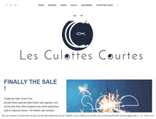 Tablet Screenshot of lesculottescourtes.com